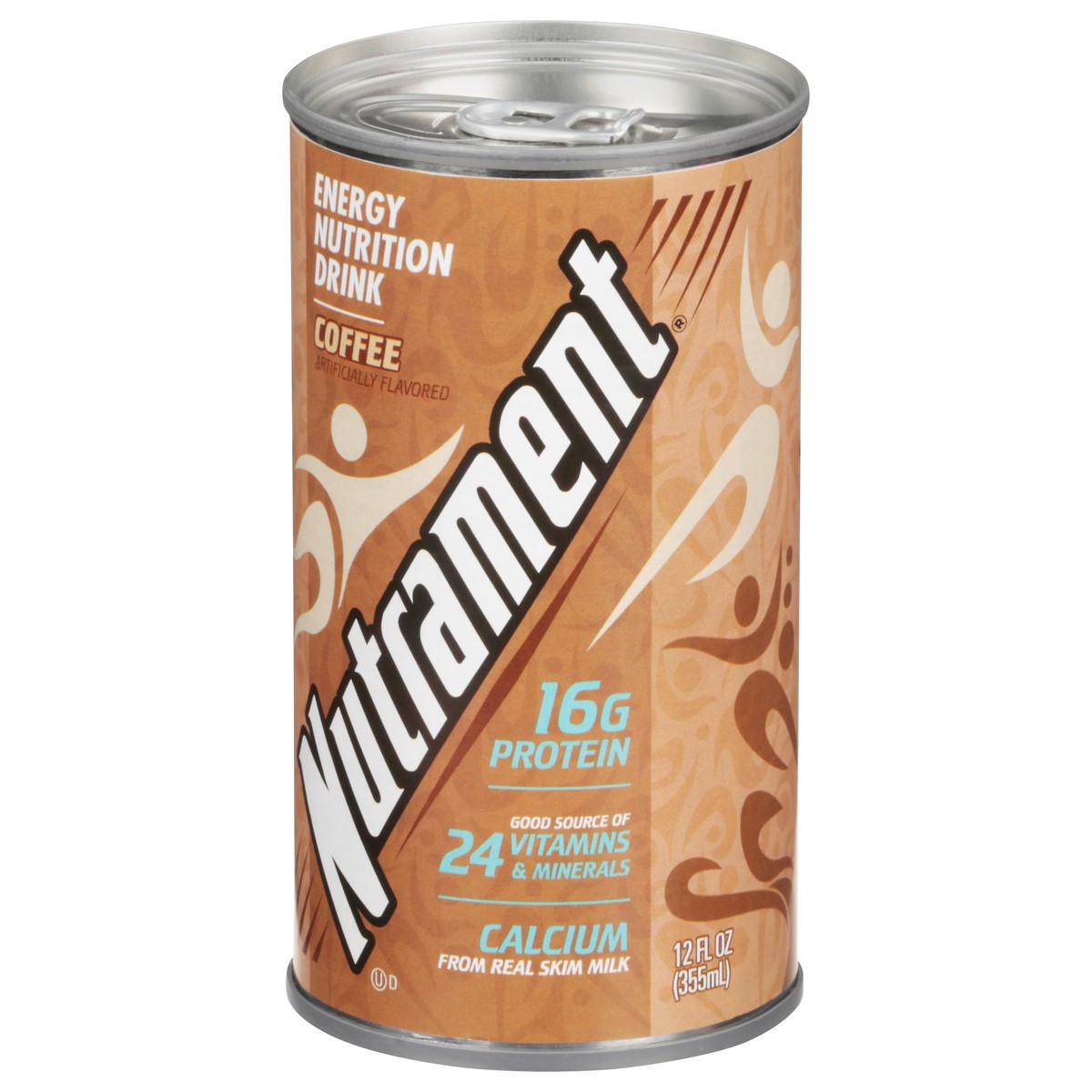 slide 3 of 9, Nutrament Coffee Energy Nutrition Drink 12 fl oz, 12 fl oz