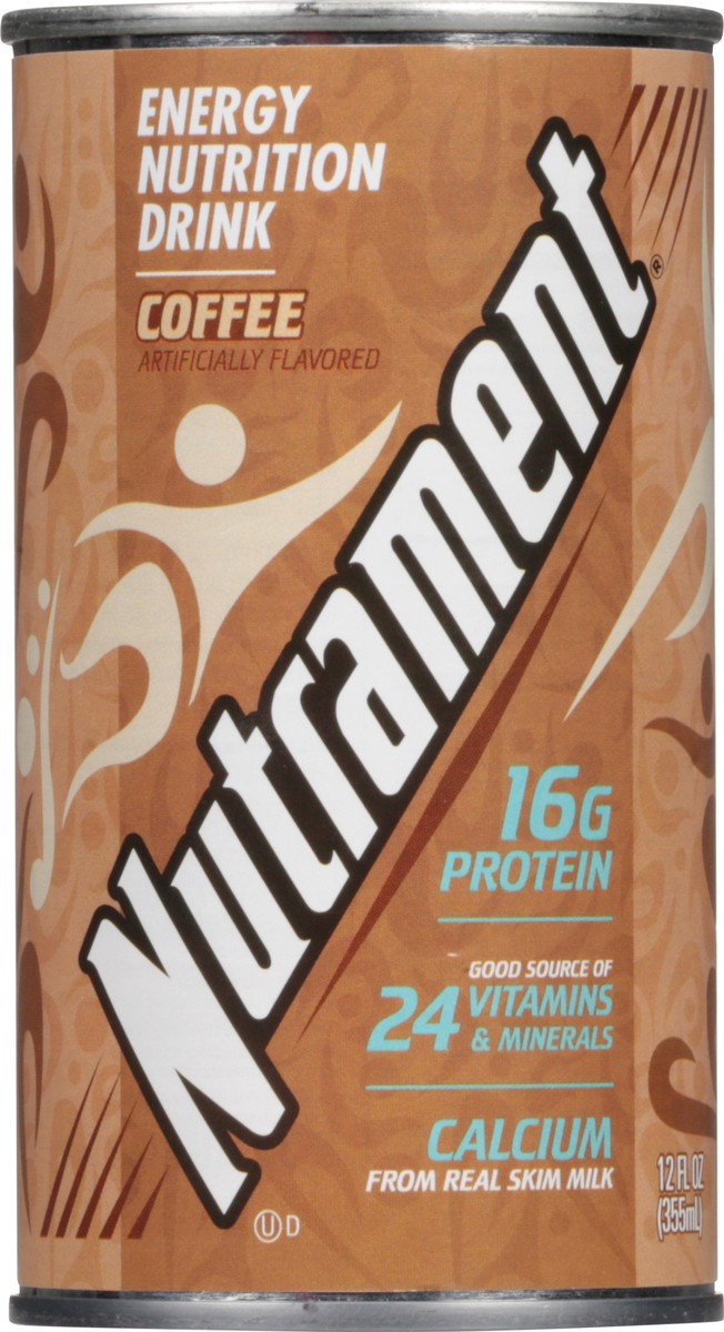 slide 6 of 9, Nutrament Coffee Energy Nutrition Drink 12 fl oz, 12 fl oz