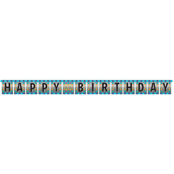 slide 1 of 1, Birthday Pop Party Banner, 1 ct