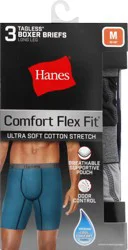 Hanes Comfort Flex Fit M (32-34 Inch) Tagless Bikinis 6 ea