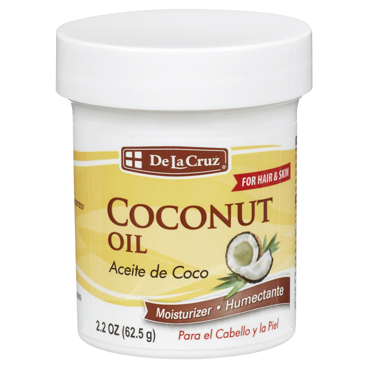 slide 1 of 1, De la Cruz Aceite De Coco Coconut Oil, 2.2 oz