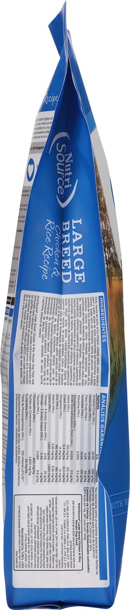 slide 11 of 14, NutriSource Large Breed with Wholesome Grain Chicken & Rice Recipe Dog Food 26 lb, 26 lb