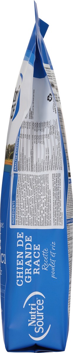 slide 13 of 14, NutriSource Large Breed with Wholesome Grain Chicken & Rice Recipe Dog Food 26 lb, 26 lb
