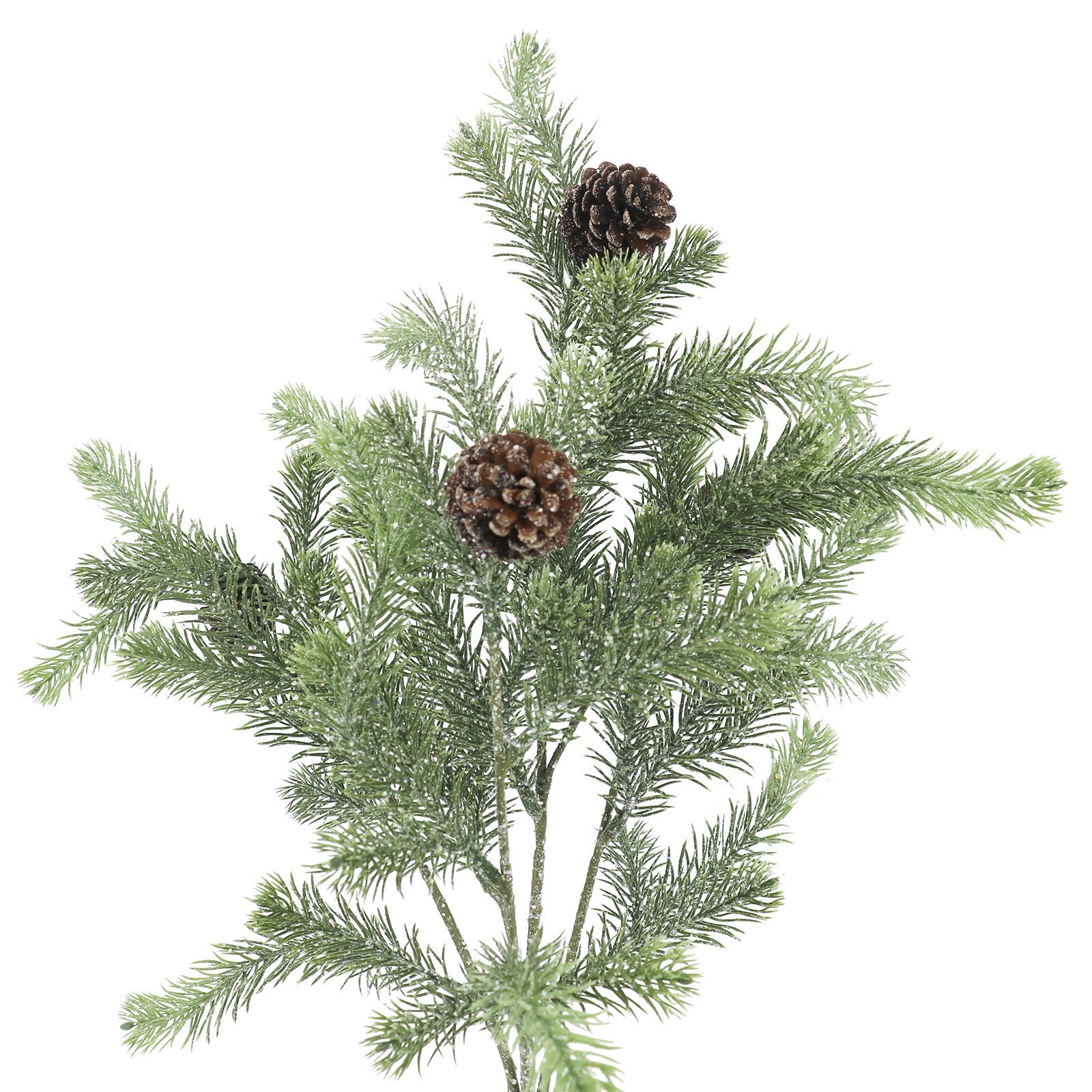slide 2 of 2, 21.5" Icy Pine & Pinecone Deluxe Bush By Ashland, 21.5 in