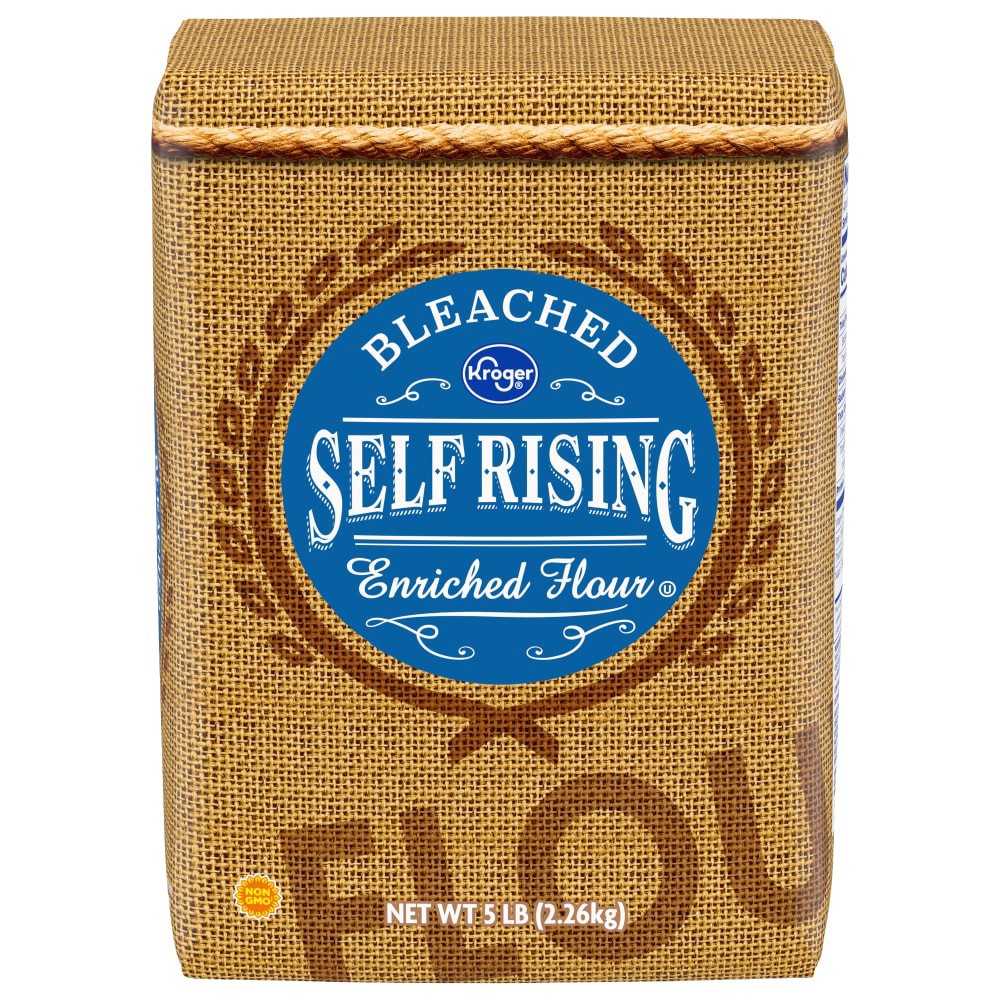 slide 1 of 3, Kroger Bleached Self Rising Enriched Flour, 5 lb