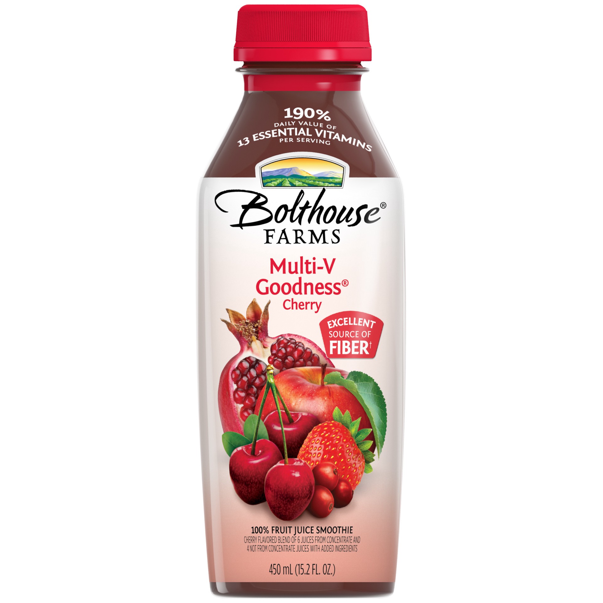 slide 1 of 5, Bolthouse Farms Multi-V Goodness Cherry Fruit Juice with Vitamins, 15.2oz, 15.2 fl oz