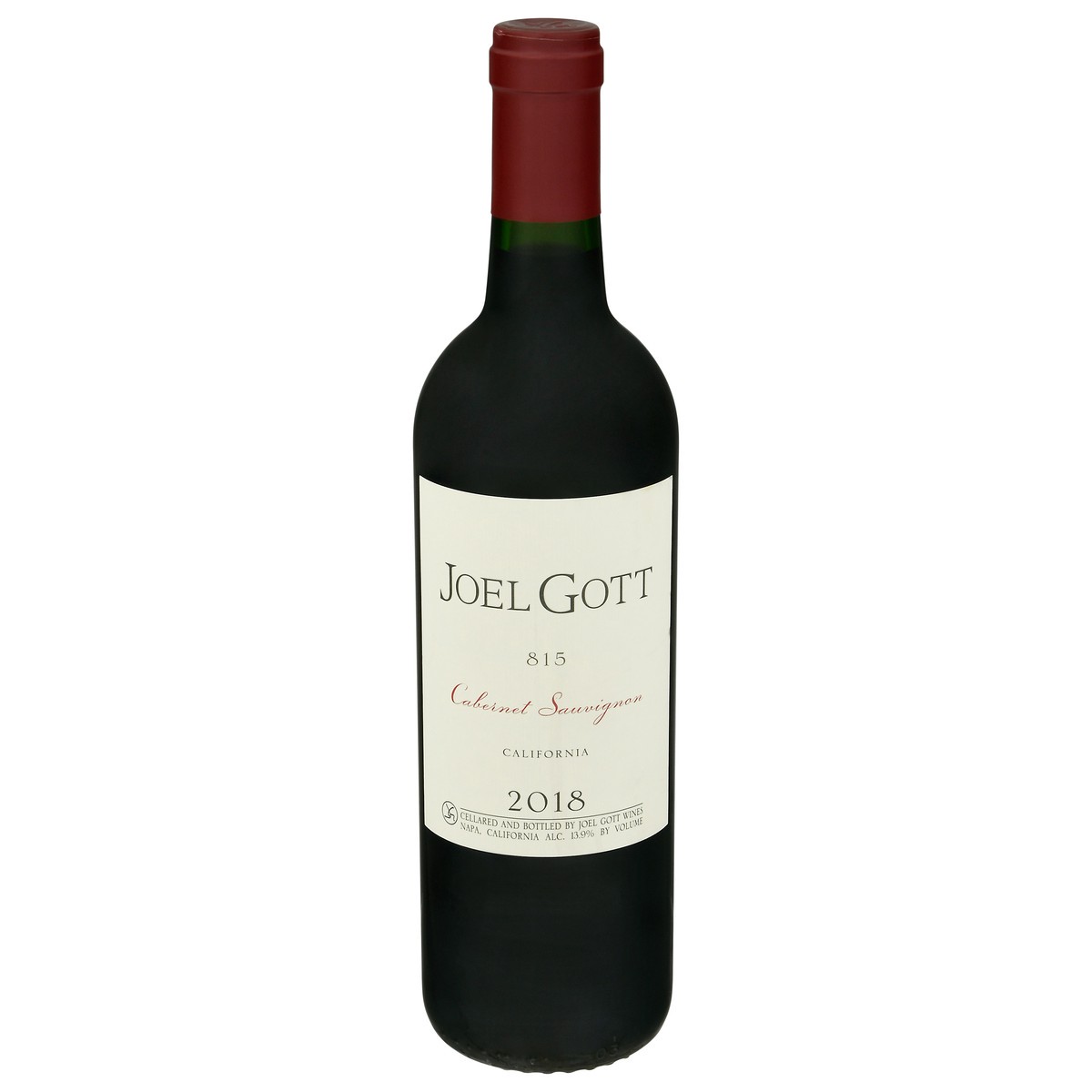 slide 1 of 11, Joel Gott 815 Cabernet Sauvignon Red Wine, 750mL Wine Bottle, 13.9% ABV, 750 ml