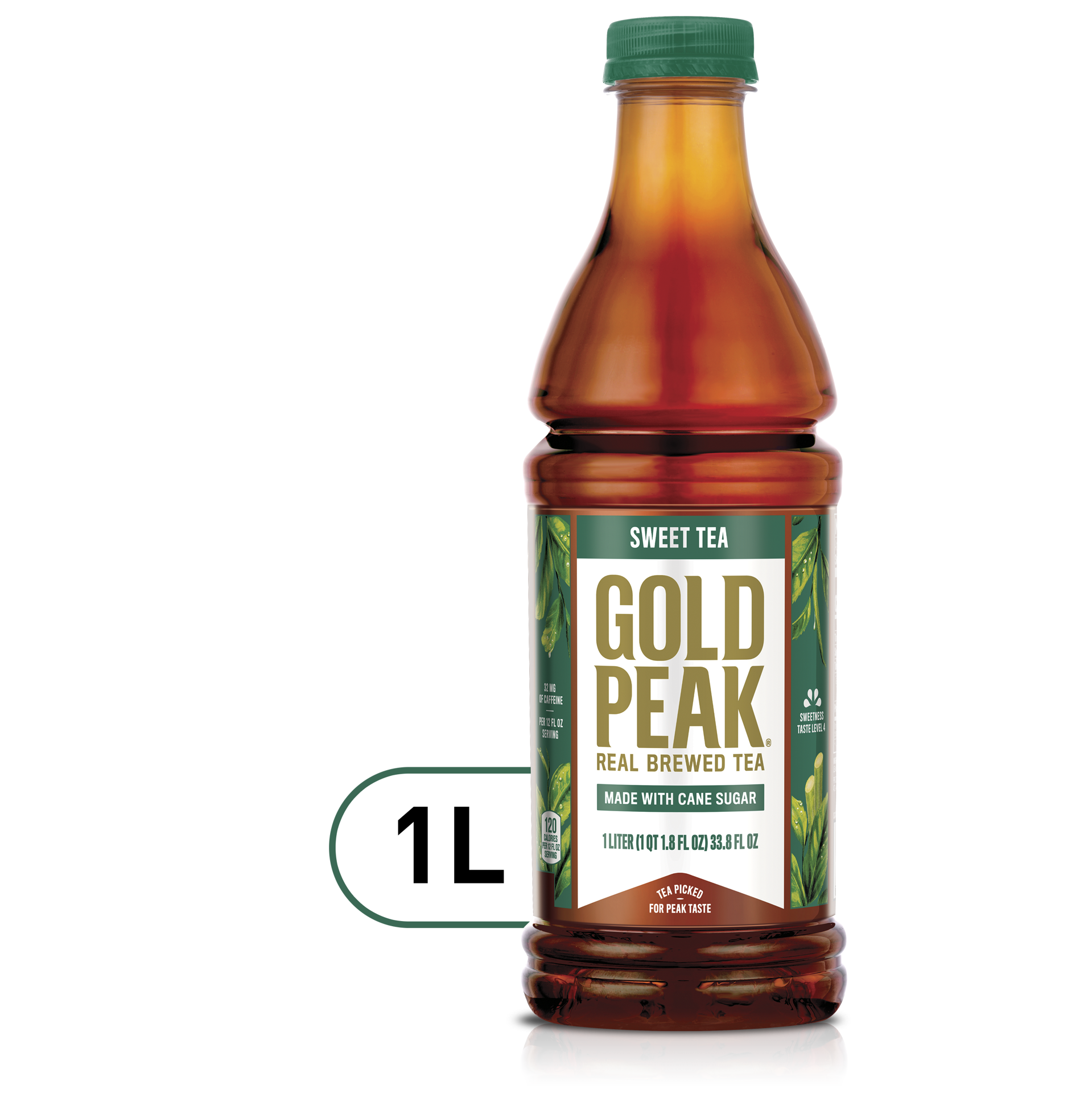 slide 1 of 5, Gold Peak Sweetened Black Tea Bottle, 33.8 fl oz, 33.8 fl oz