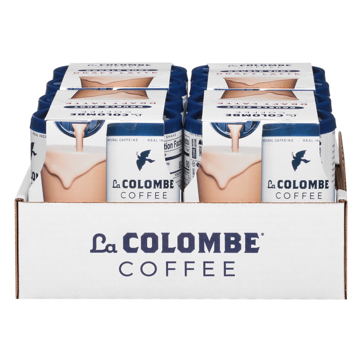 slide 1 of 11, La Colombe Draft Latte Double Shot Coffee Drink 4 ea, 4 ct