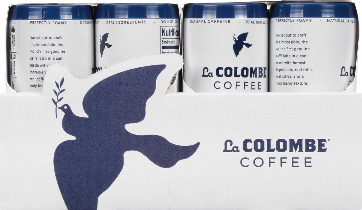 slide 4 of 11, La Colombe Draft Latte Double Shot Coffee Drink 4 ea, 4 ct