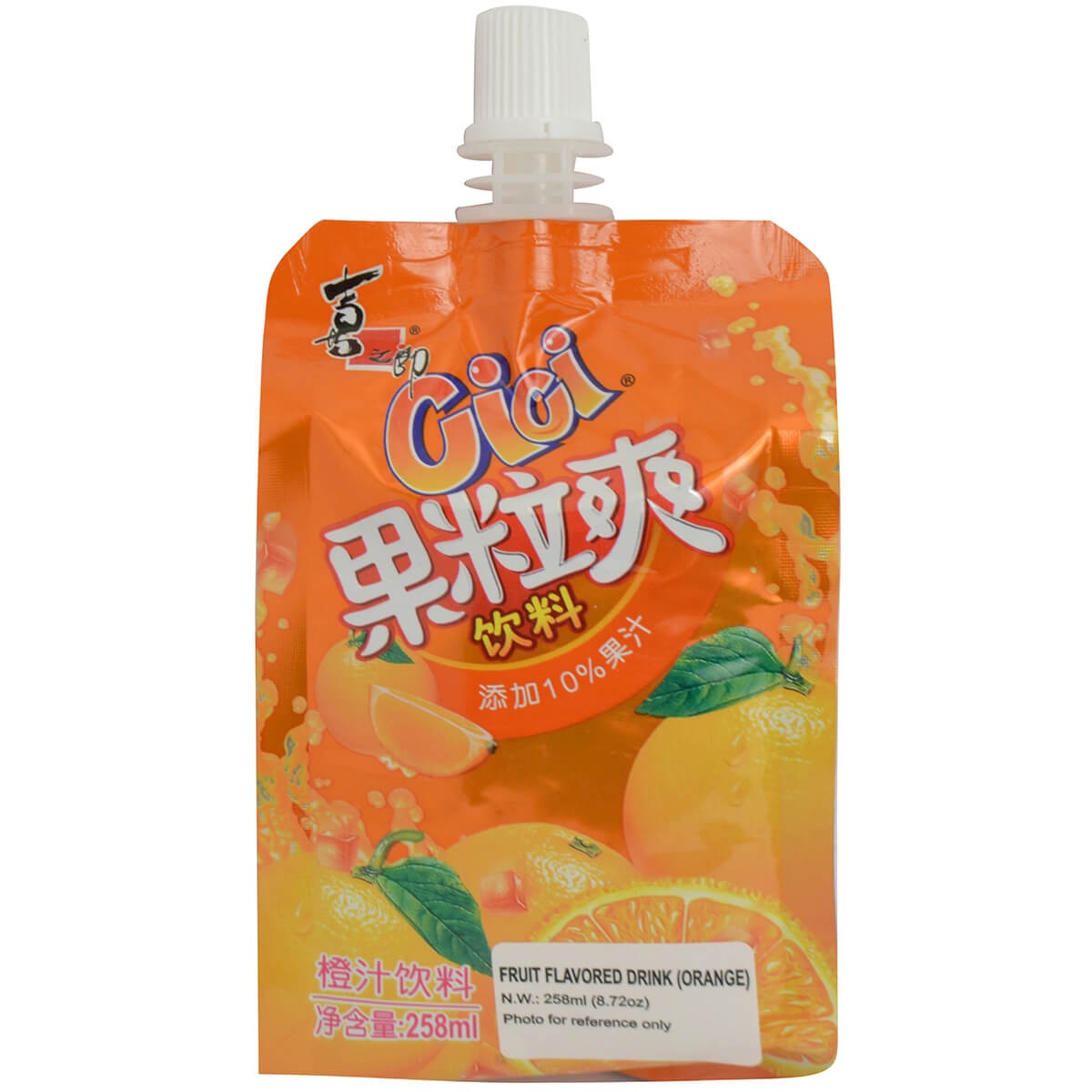 slide 1 of 1, Cici Fruit Jelly Drink Orange - 258 gram, 258 gram