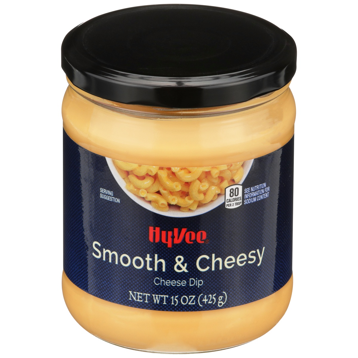 slide 1 of 1, Hy-vee Smooth & Cheesy Cheese Dip, 15 oz