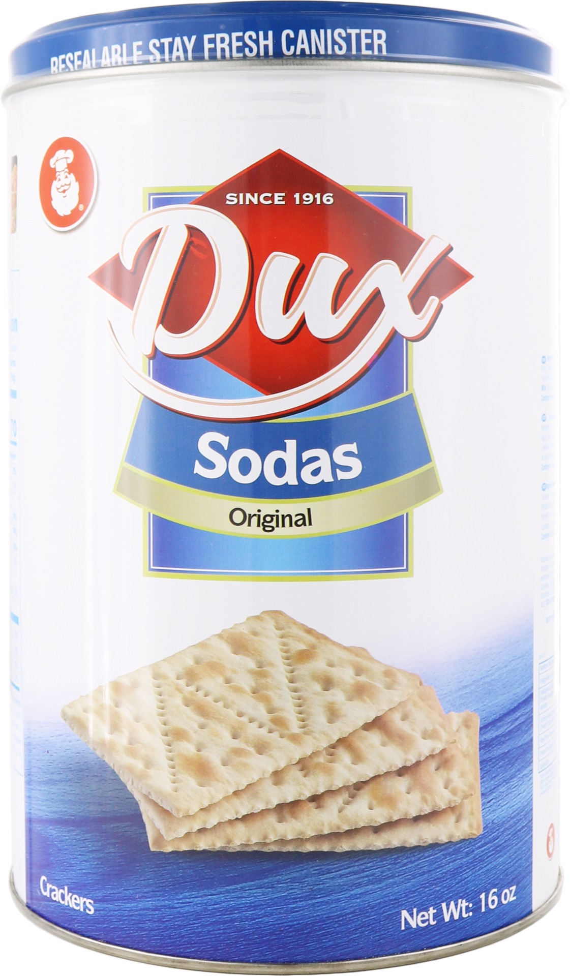 slide 1 of 1, Dux Soda Crackers, 16 oz