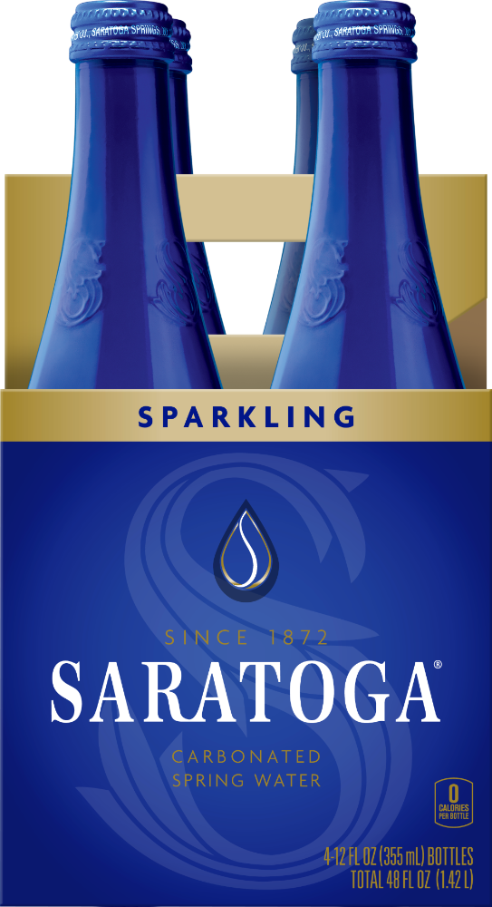 Saratoga - Spring Water - 12 oz (12 Glass Bottles)