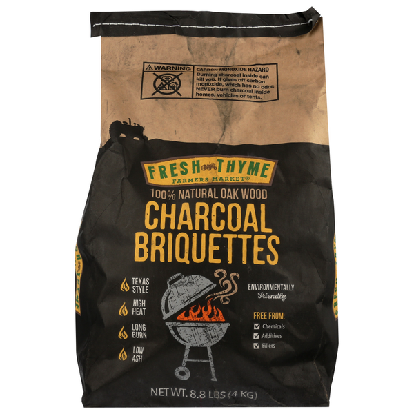 slide 1 of 1, Fresh Thyme Charcoal Briquettes, 8.8 lb