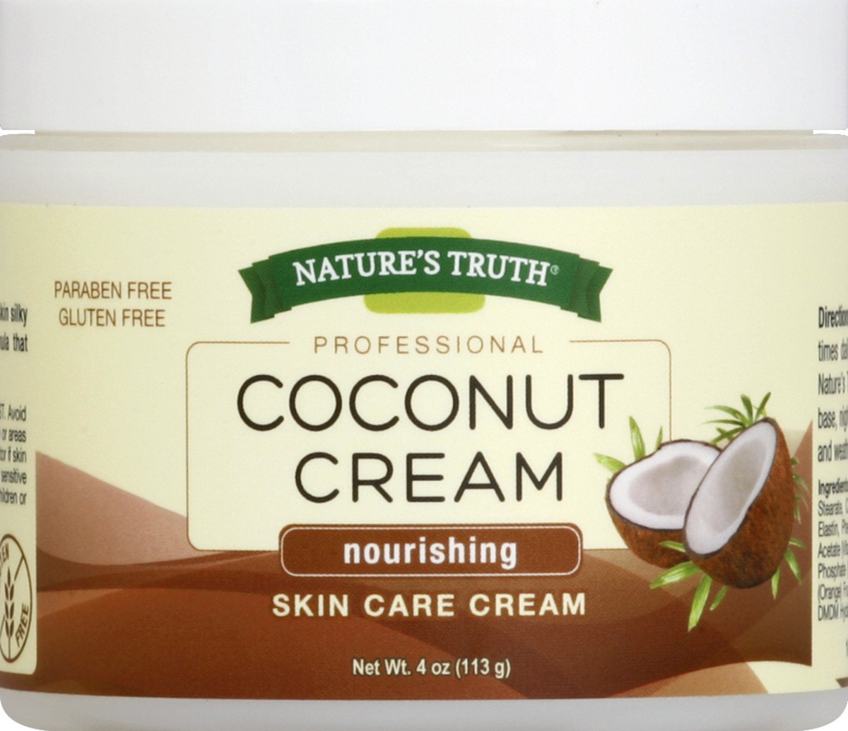 slide 1 of 3, Nature's Truth Coconut Cream 4 oz, 4 oz