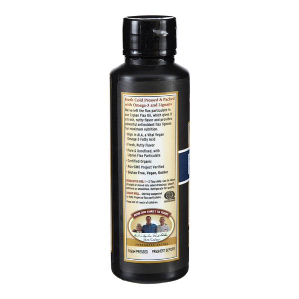 slide 4 of 9, Barlean's Organic Lignan Flax Oil, 8 fl oz