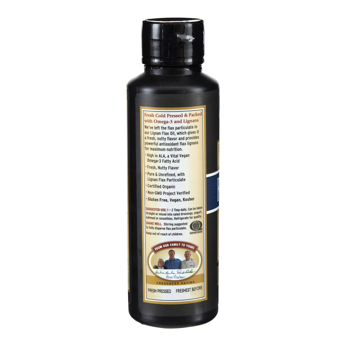 slide 5 of 9, Barlean's Organic Lignan Flax Oil, 8 fl oz