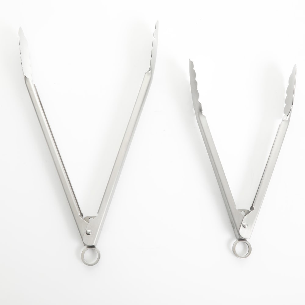 slide 1 of 1, Martha Stewart Tongs - Stainless Steel, 2 ct