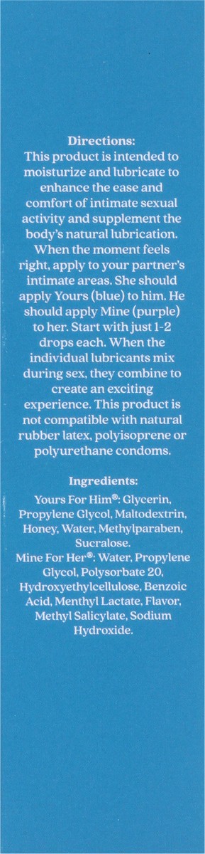 slide 7 of 9, K-Y Yours + Mine Couples Personal Lubricants, 2 ct; 1.5 oz
