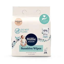 Millie Moon Sensitive Wipes 3 - 72 Wipe Packs