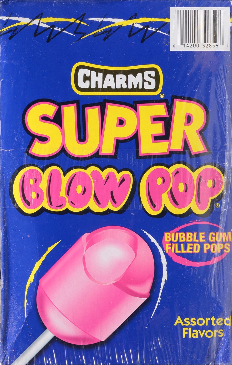 slide 9 of 12, Charms Super Assorted Flavors Blow Pop 48 ea, 48 ct