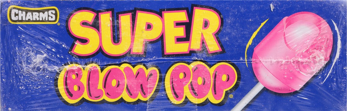 slide 4 of 12, Charms Super Assorted Flavors Blow Pop 48 ea, 48 ct