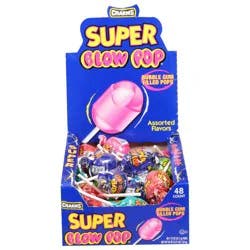 Charms Super Assorted Flavors Blow Pop 48 ea