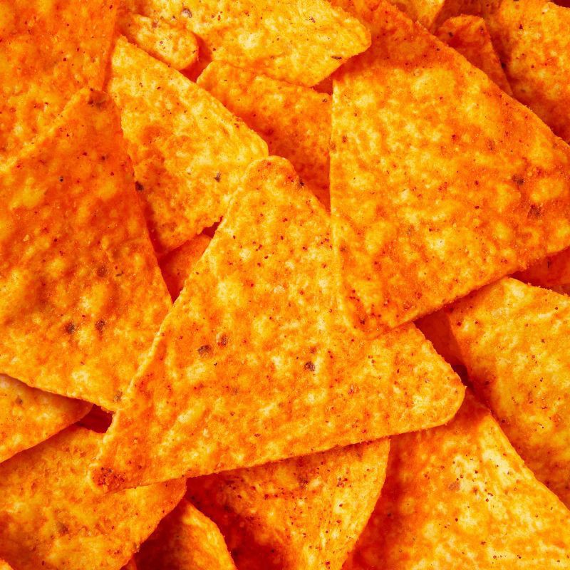 slide 2 of 4, Doritos Tortilla Chips Nacho Cheese Flavored 2 5/8 Oz, 2.625 oz