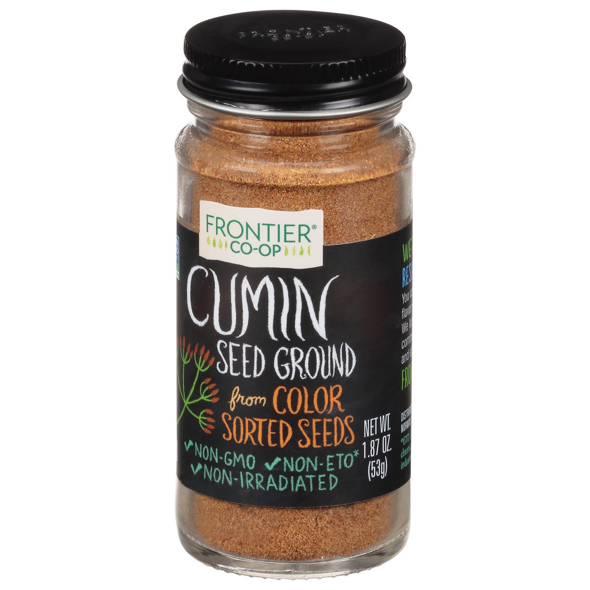 slide 3 of 9, Frontier Co-Op Frontier Cumin Seed Ground, 1.87 oz