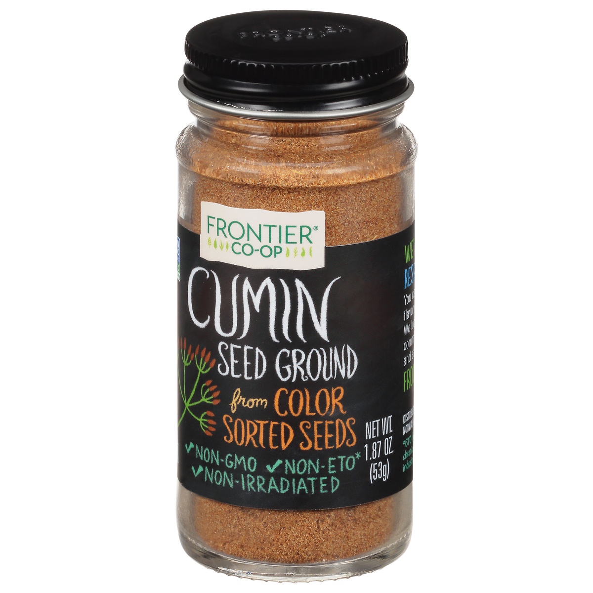 slide 3 of 9, Frontier Co-Op Ground Cumin Seed, 1.87 oz