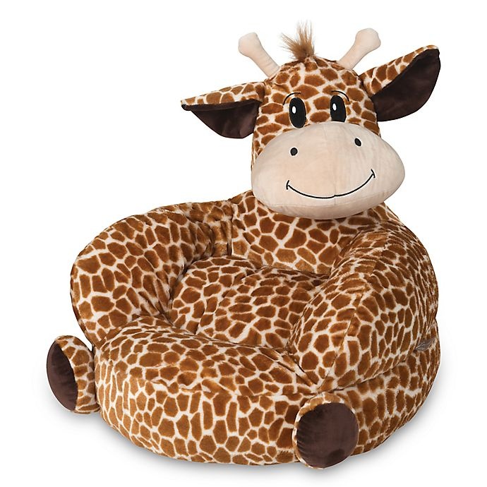 slide 1 of 2, Trend Lab Children's Plush Giraffe Character Chair, 1 ct