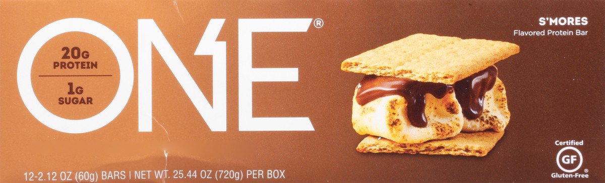 slide 4 of 14, One S'mores Flavored Protein Bars 12 ea, 25.44 oz