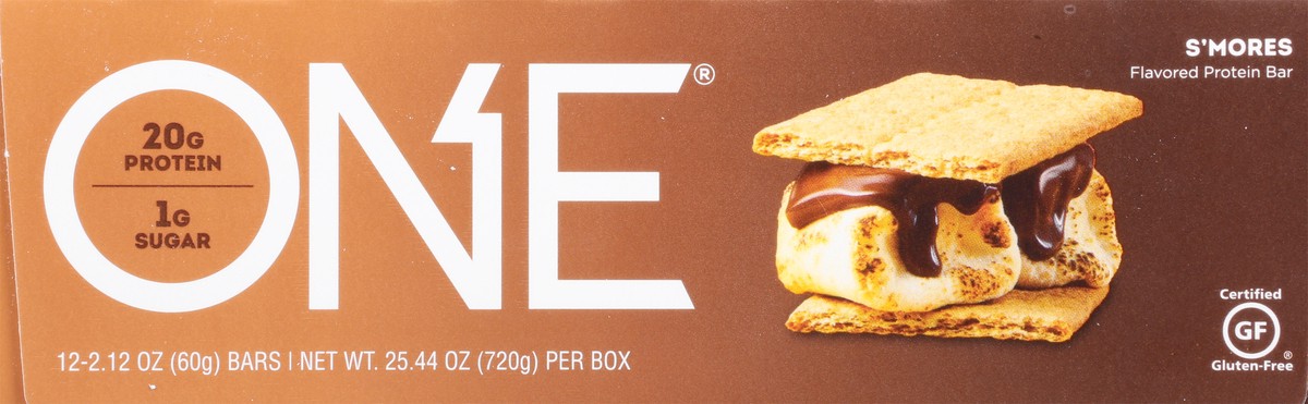 slide 12 of 14, One S'mores Flavored Protein Bars 12 ea, 25.44 oz
