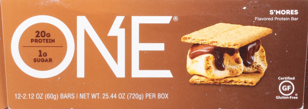 slide 11 of 14, One S'mores Flavored Protein Bars 12 ea, 25.44 oz