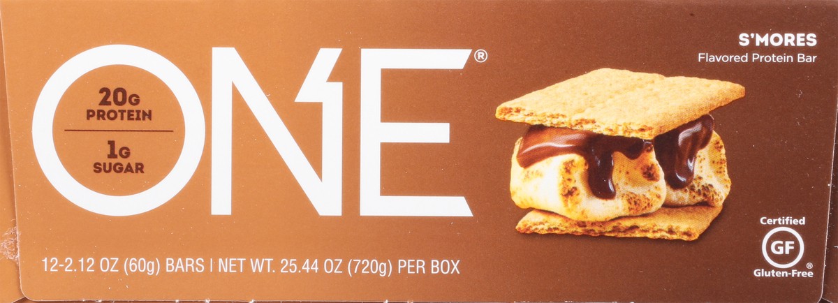 slide 5 of 14, One S'mores Flavored Protein Bars 12 ea, 25.44 oz