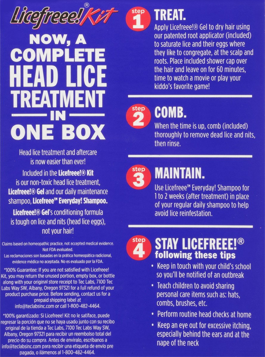 slide 11 of 12, Licefreee! Lice Free Lice Shampoo Kit, 1 ct