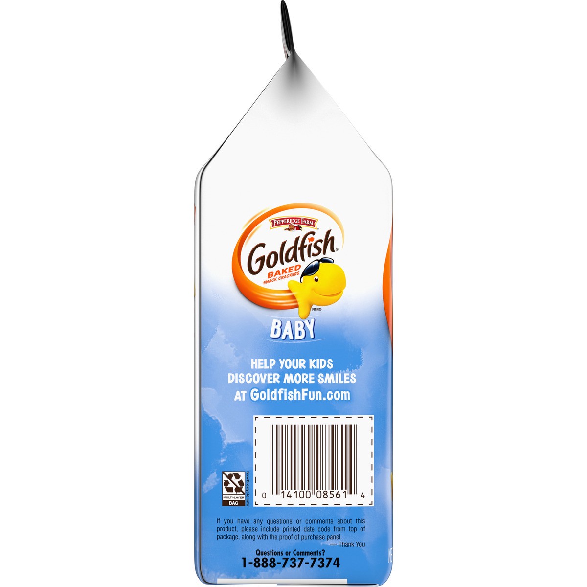 slide 4 of 11, Goldfish Baby Cheddar Baked Snack Crackers, 7.200 oz