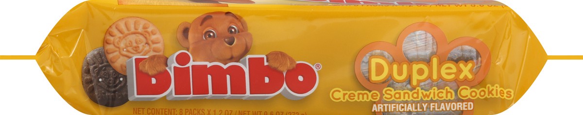 slide 4 of 9, Bimbo Duplex Creme Sandwich Cookies 8 ea, 8 ct