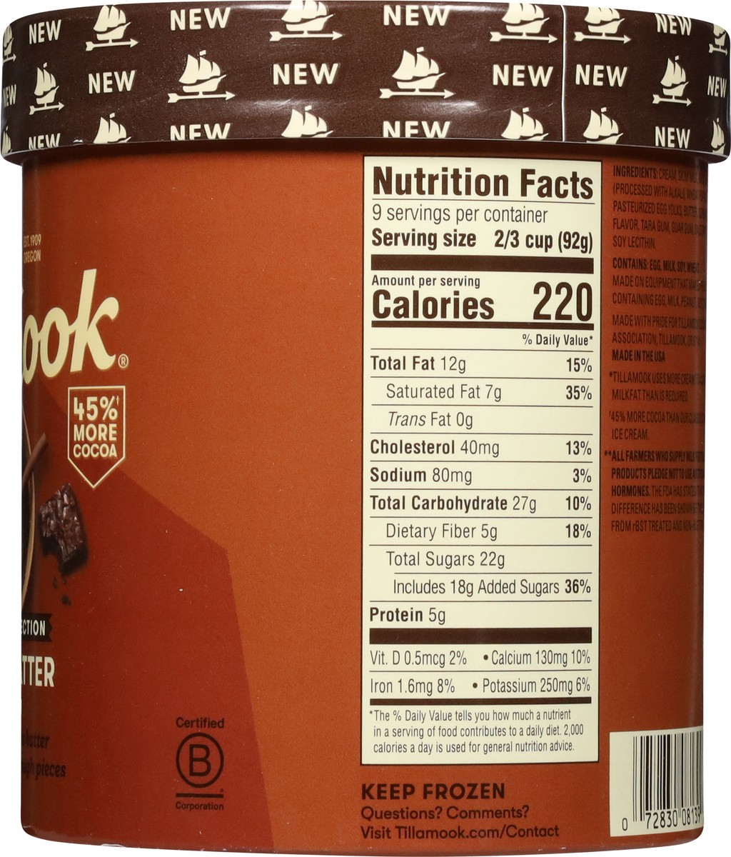 slide 13 of 13, Tillamook Brownie Batter Ice Cream 1.5 qt, 1.5 qt