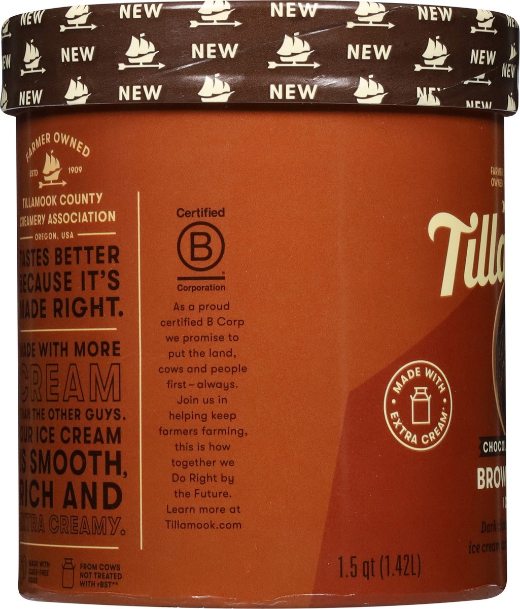 slide 6 of 13, Tillamook Brownie Batter Ice Cream 1.5 qt, 1.5 qt