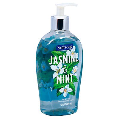 slide 1 of 6, Softsoap Jasmine & Mint Liquid Hand Soap, 13 fl oz