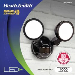 Globe Electric Heath Zenith Hardwire Motion Sensor LED Twin Head Wall Mount Security Light