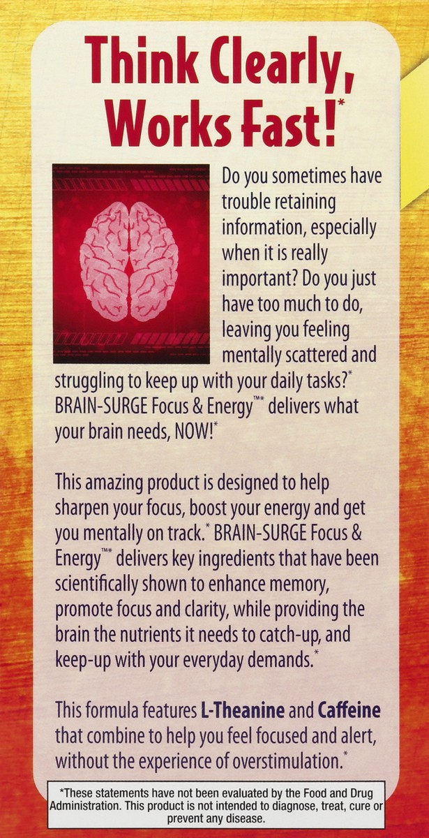 slide 2 of 5, Applied Nutrition Brain-Surge 48 ea, 48 ct