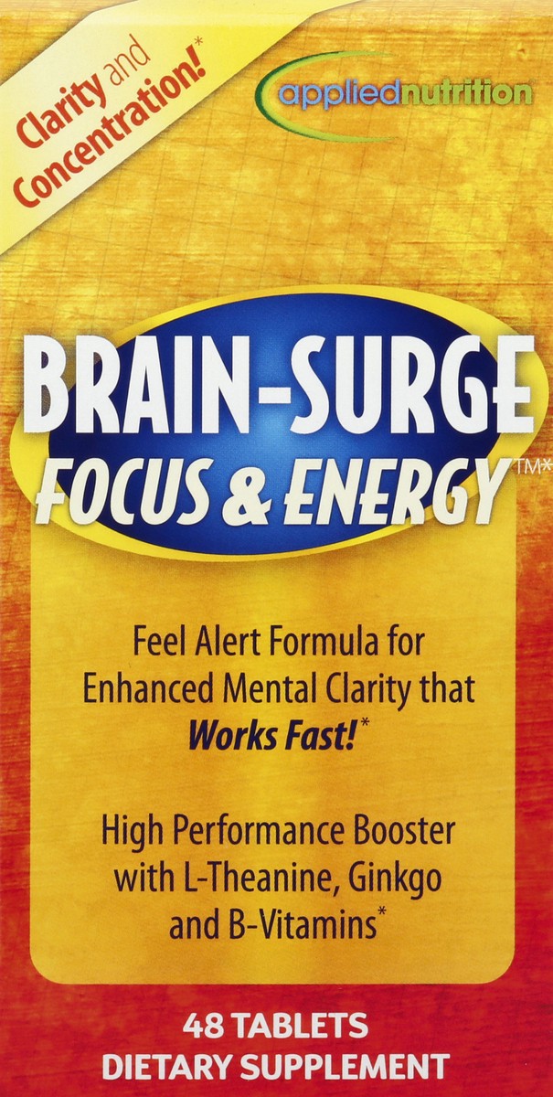 slide 1 of 5, Applied Nutrition Brain-Surge 48 ea, 48 ct