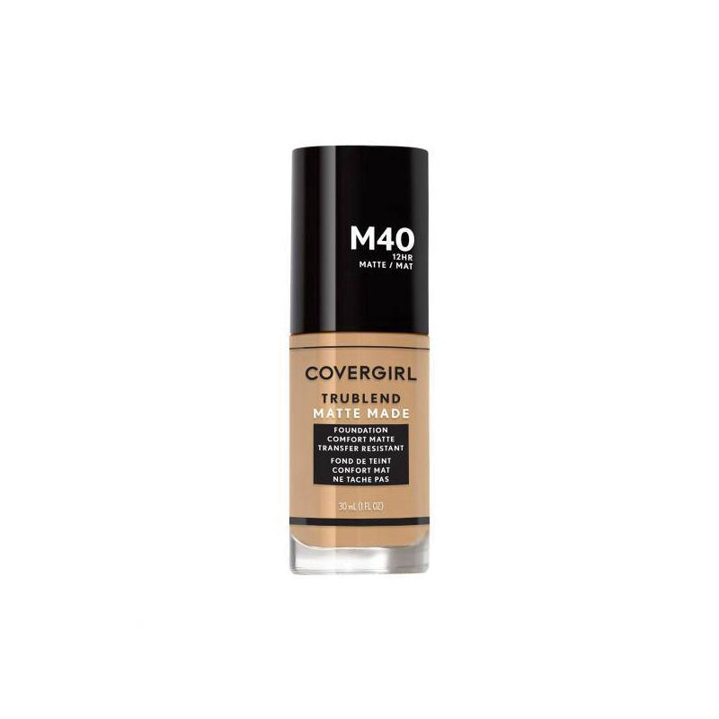 slide 1 of 5, Covergirl Warm Nude Trublend Matte Made Foundation, 1 fl oz