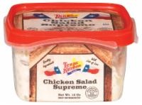 slide 1 of 1, Texas Kitchen Supreme Chicken Salad, 12 oz