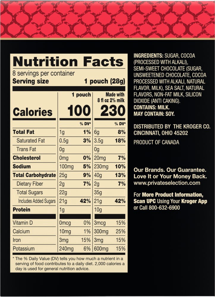 slide 2 of 4, Private Selection Hot Cocoa Mix Peppermint, 8 ct / 7.9 oz