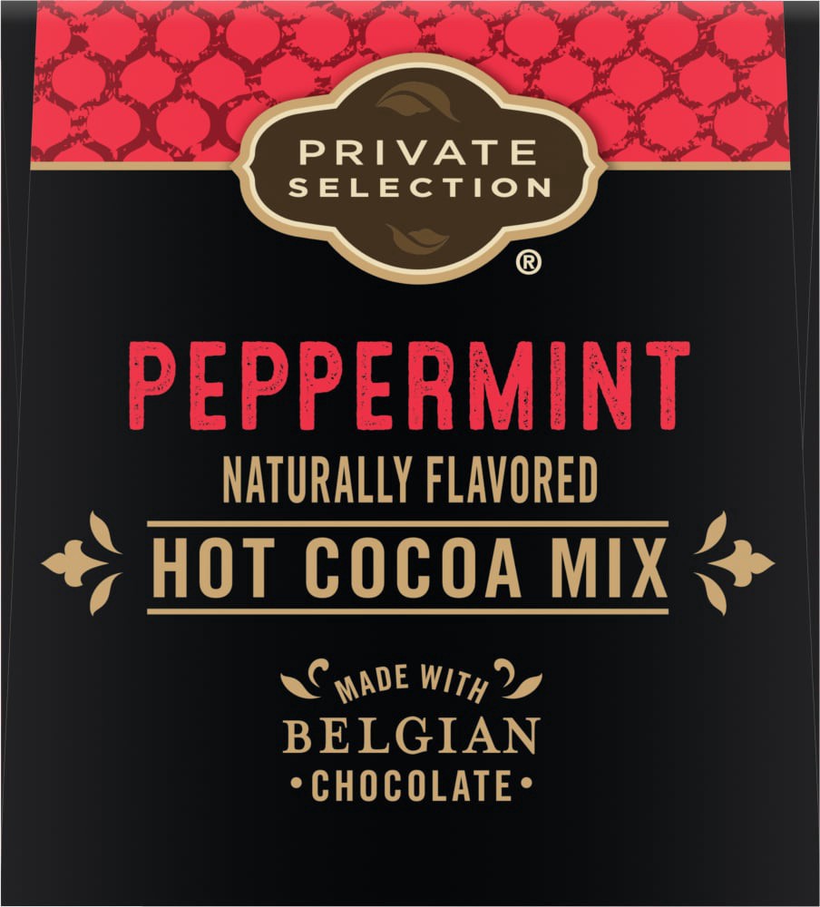 slide 3 of 4, Private Selection Hot Cocoa Mix Peppermint, 8 ct / 7.9 oz