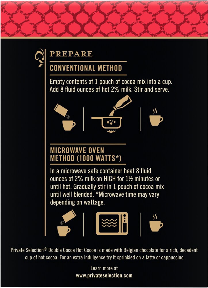 slide 4 of 4, Private Selection Hot Cocoa Mix Peppermint, 8 ct / 7.9 oz